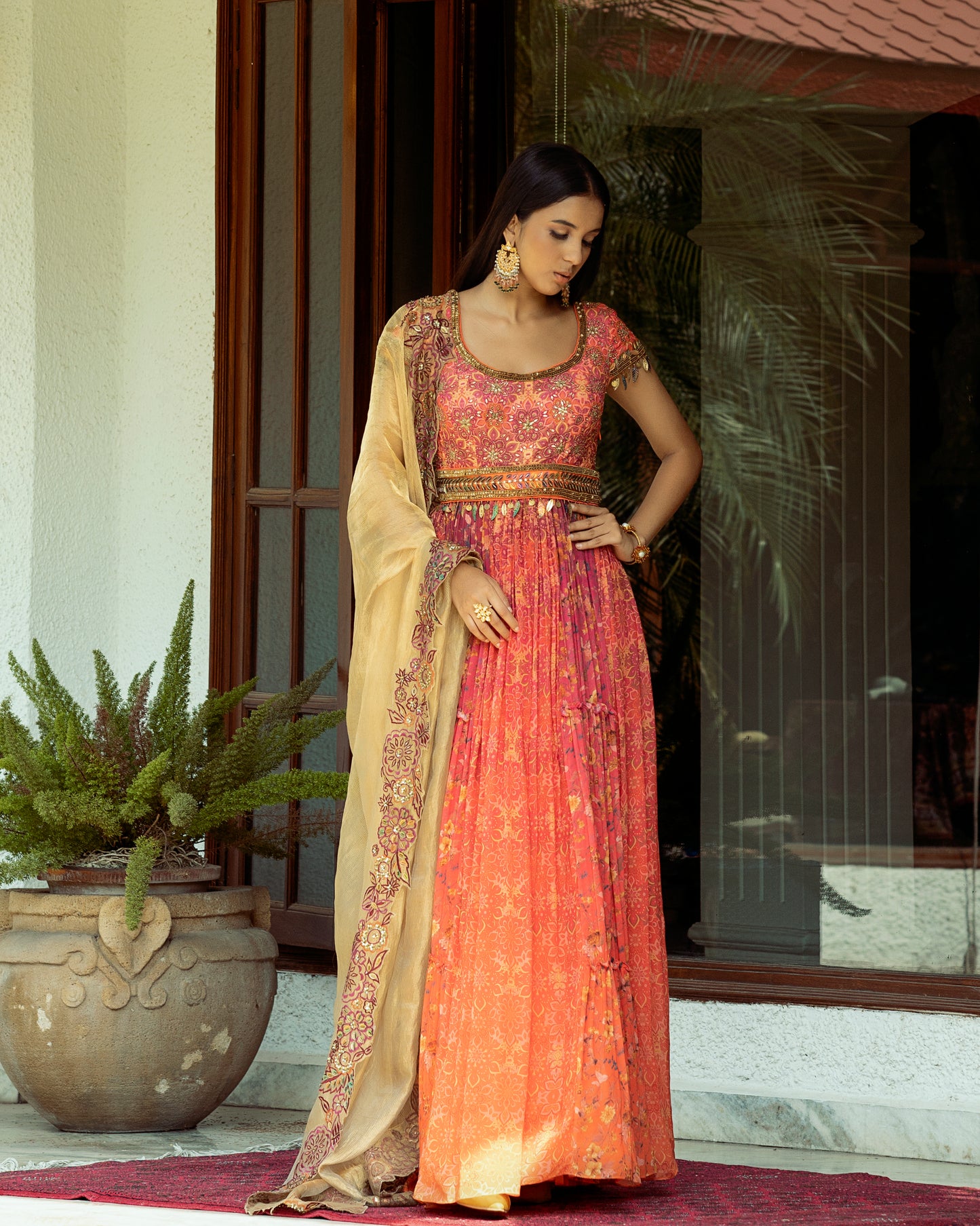 Fleur anarkali suit