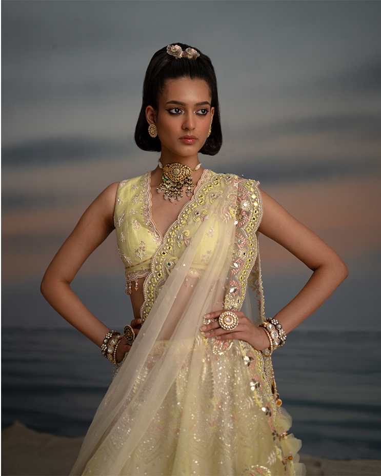 Lemon & Ivory Lehenga