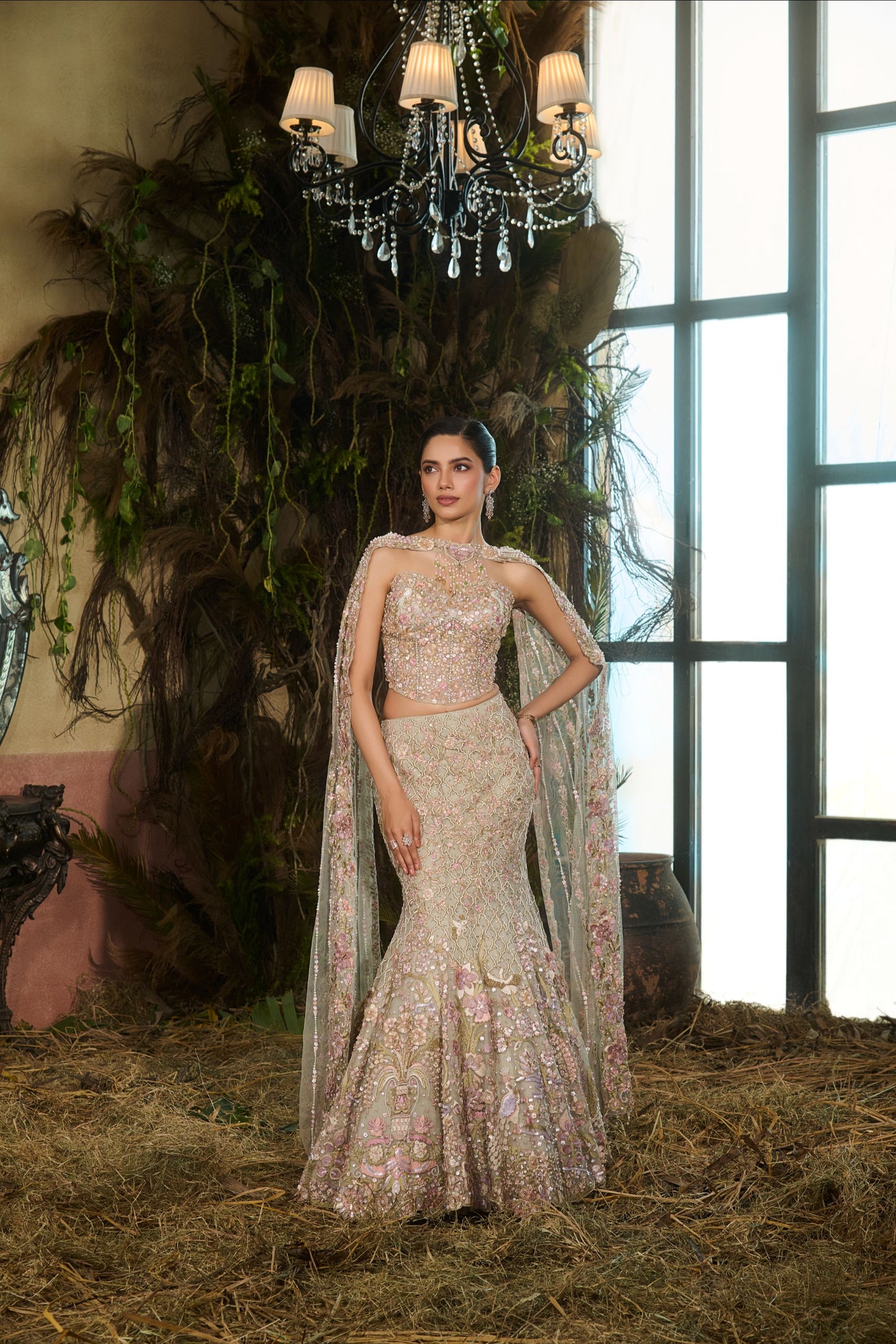 Jade mermaid lehenga