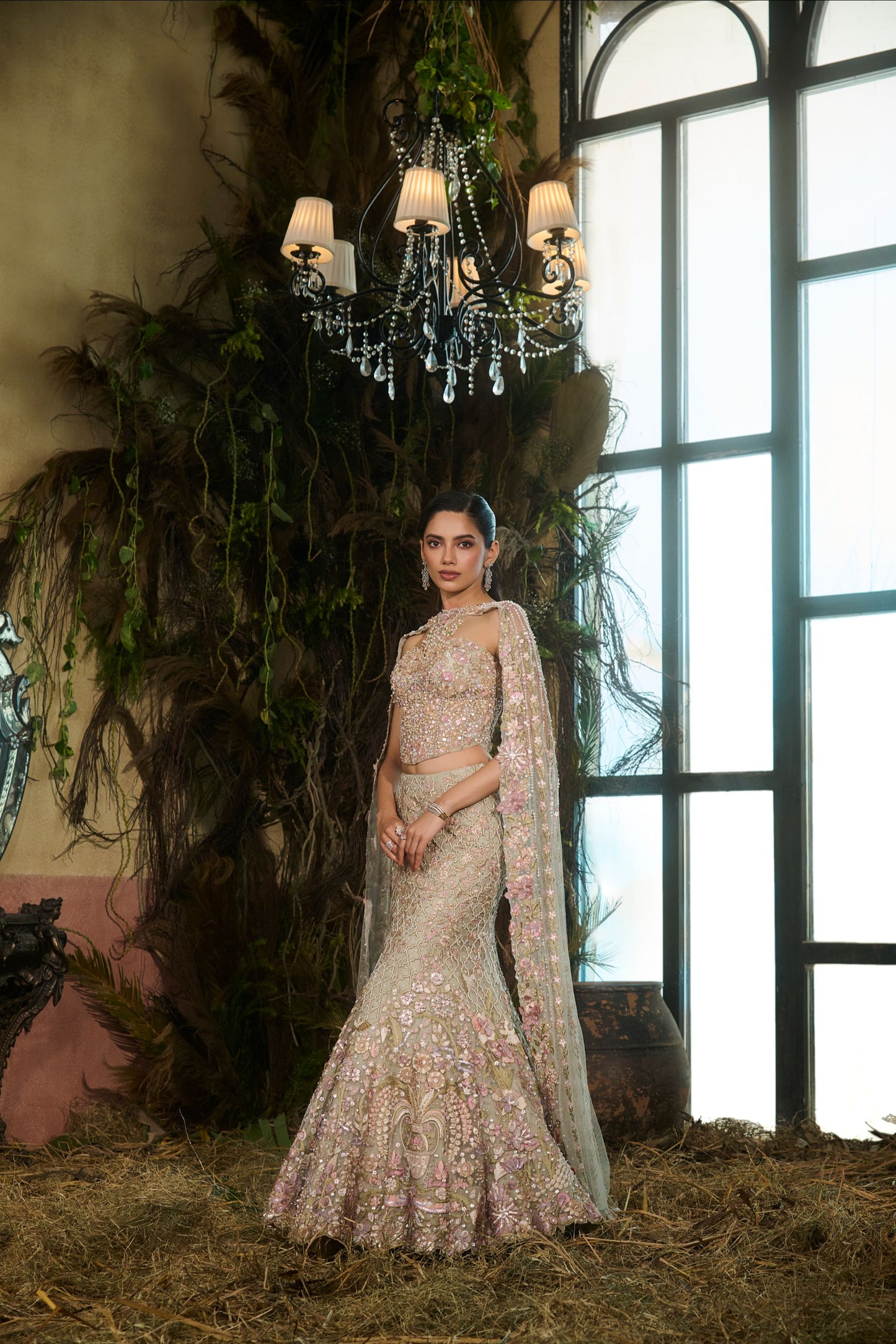Jade mermaid lehenga