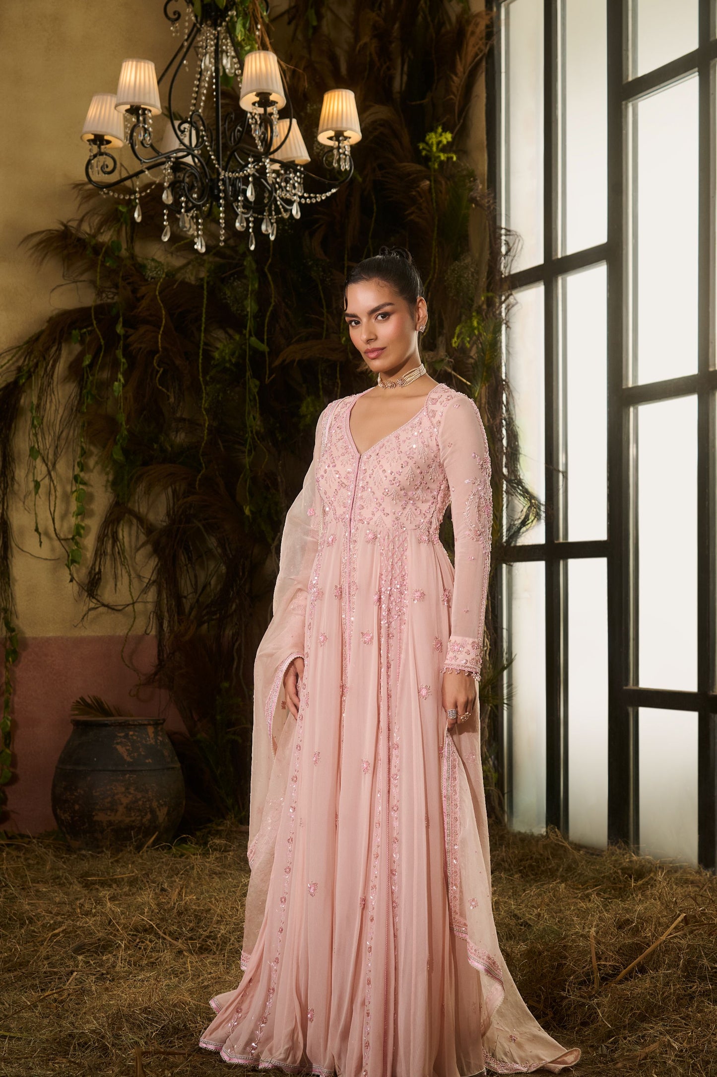 Miraya pink Anarkali