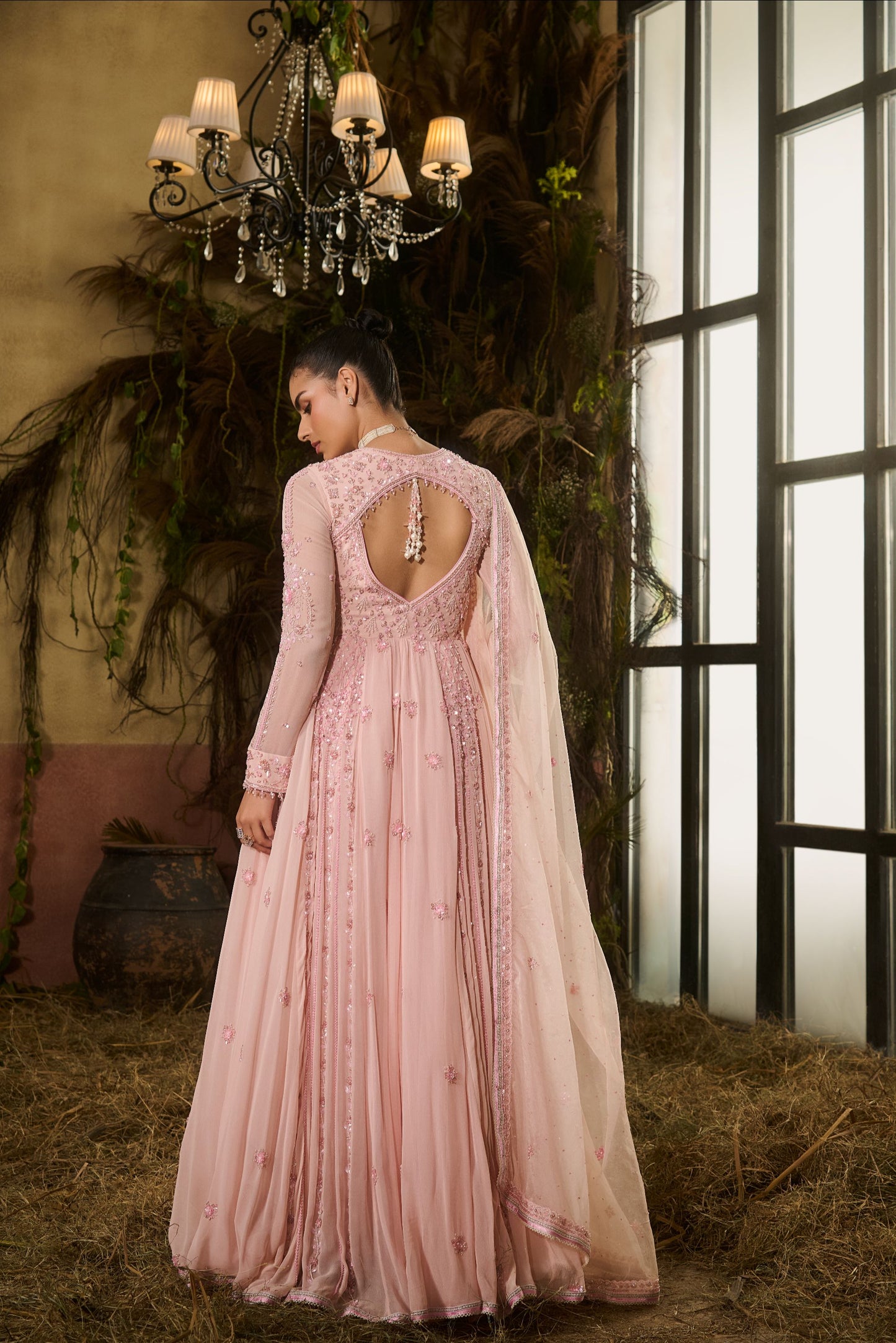 Miraya pink Anarkali