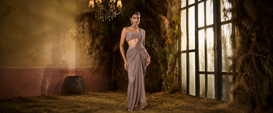 Designer Drape Saree