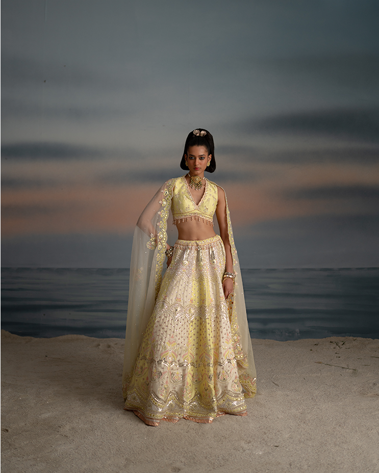 Lemon & Ivory Lehenga