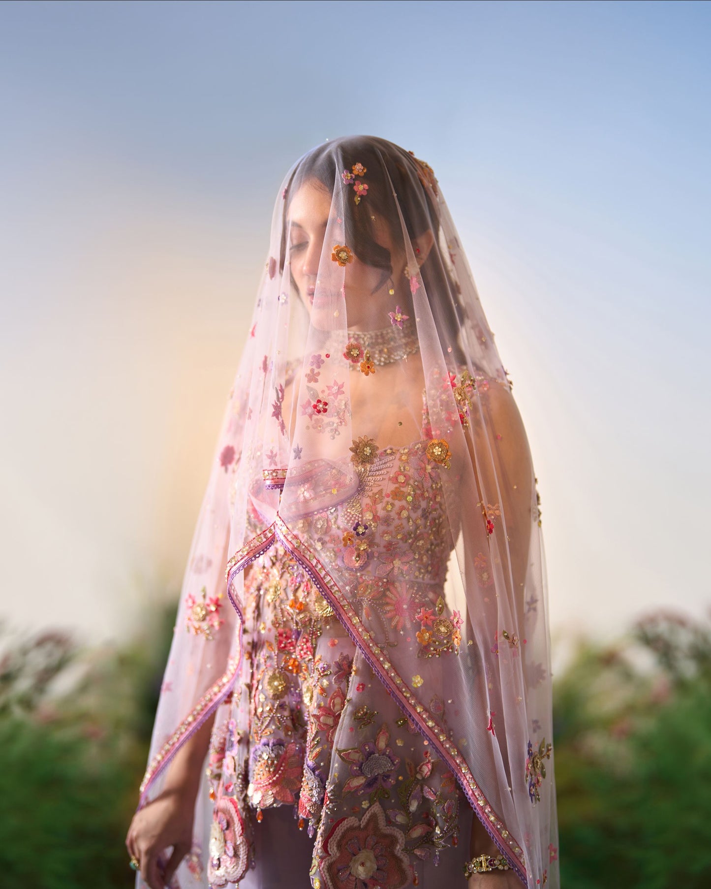 Short Kurti, sharara and dupatta