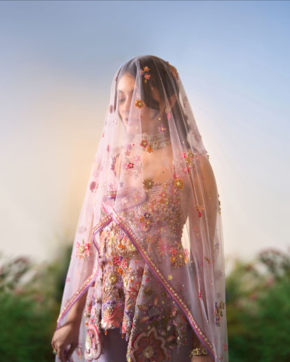 Short Kurti, sharara and dupatta