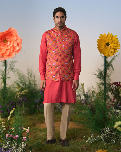 Mens Nehru jacket, kurta and Pants