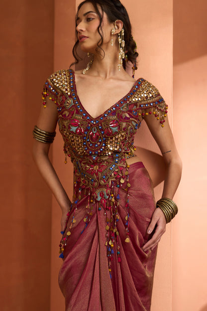 Banjaran Dhoti Drape Set