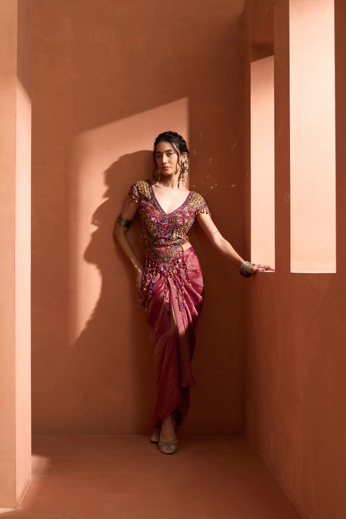 Banjaran Dhoti Drape Set