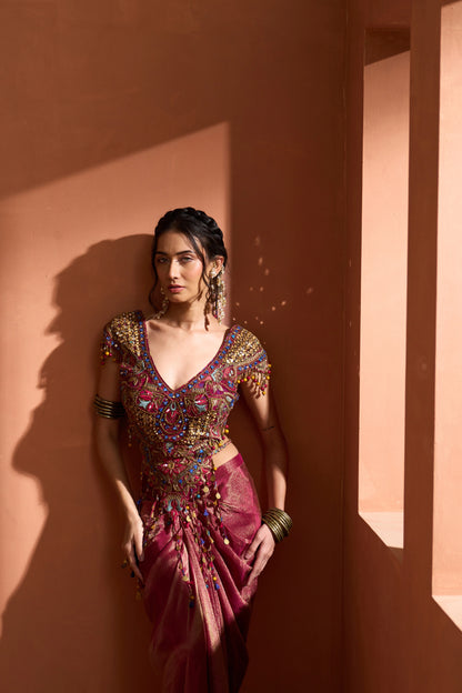 Banjaran Dhoti Drape Set