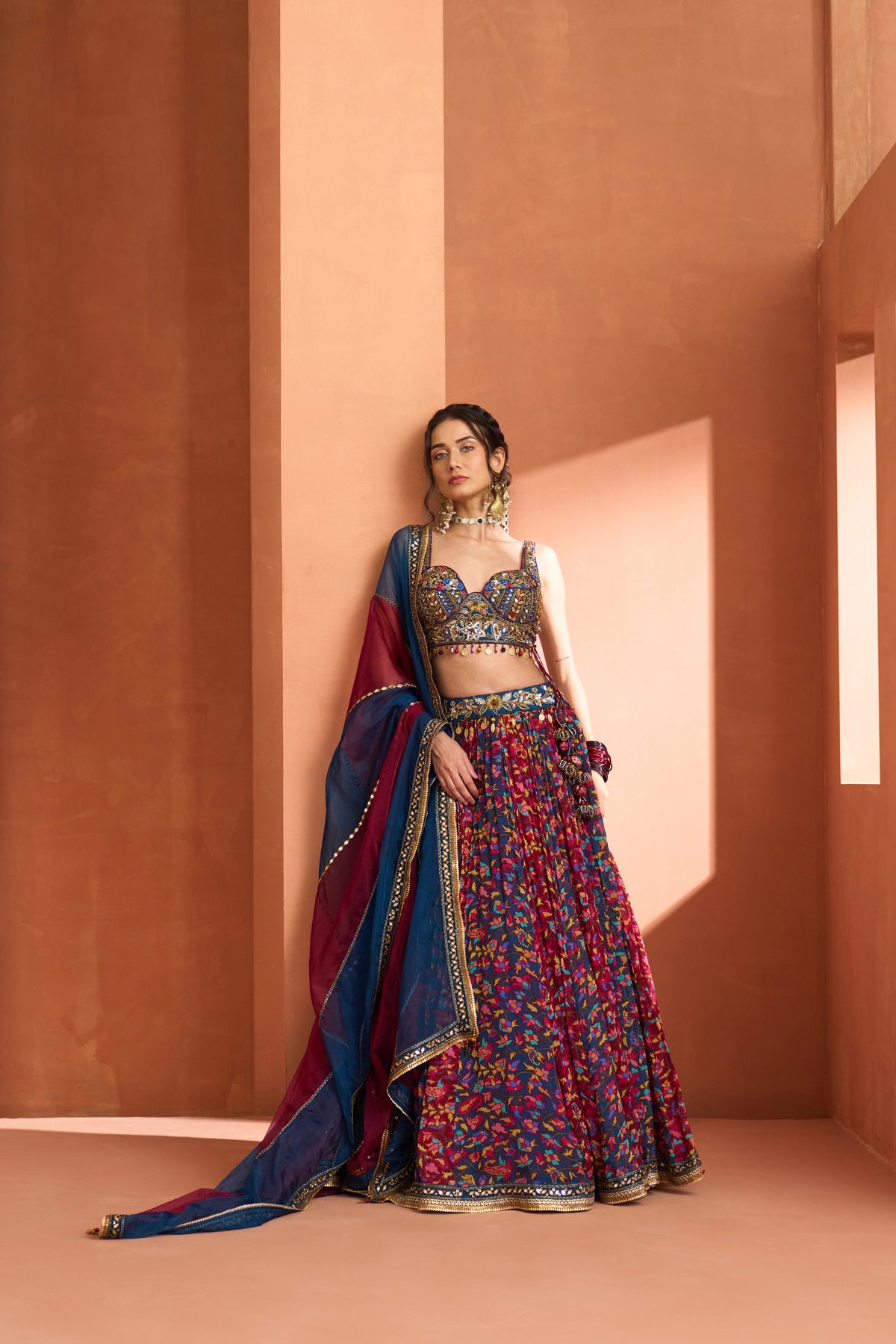 Kikli Twirl Printed Lehenga Set