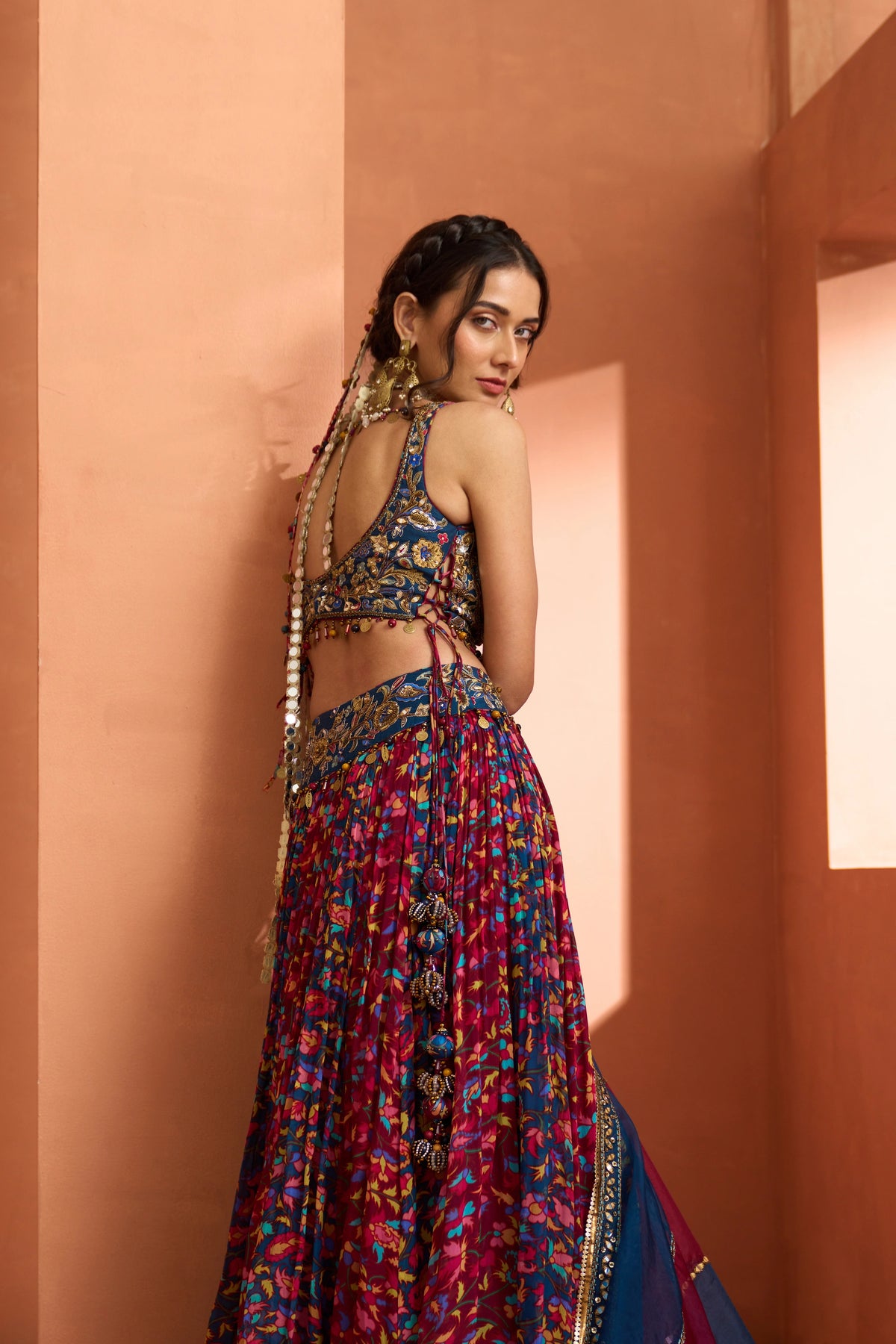 Kikli Twirl Printed Lehenga Set