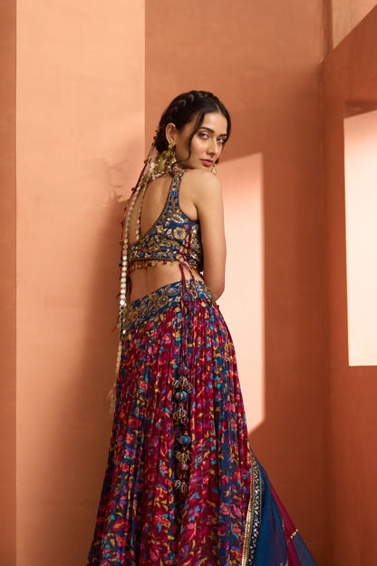 Kikli Twirl Printed Lehenga Set