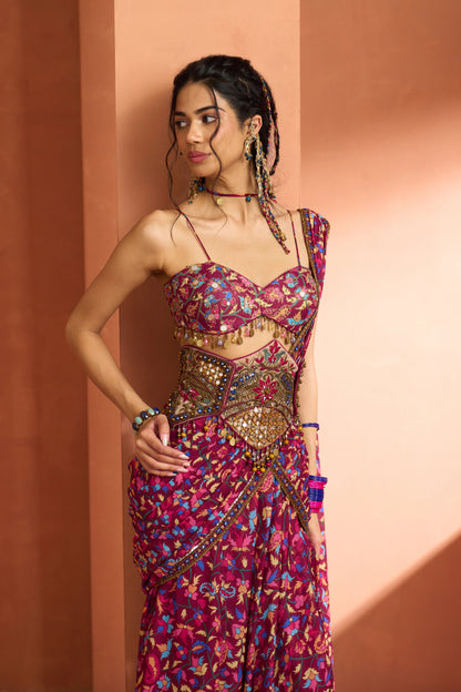 Kamarbandh Saree Set