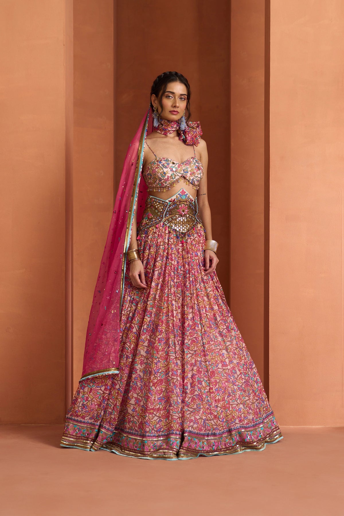 Kamarbandh Lehenga Set