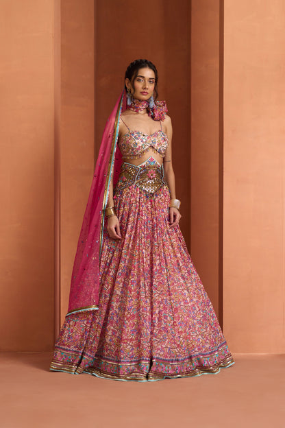 Kamarbandh Lehenga Set
