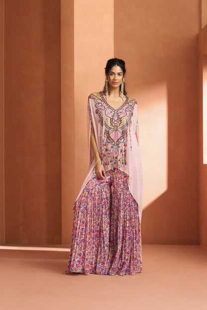 Gulabi Kaftan Set