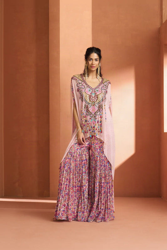 Gulabi Kaftan Set
