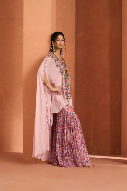 Gulabi Kaftan Set
