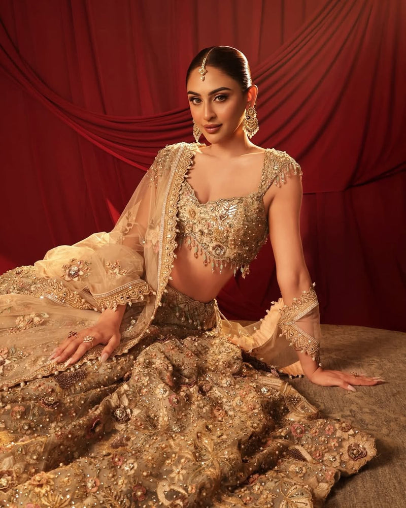 Ivory Lehenga - Krystle Dsouza