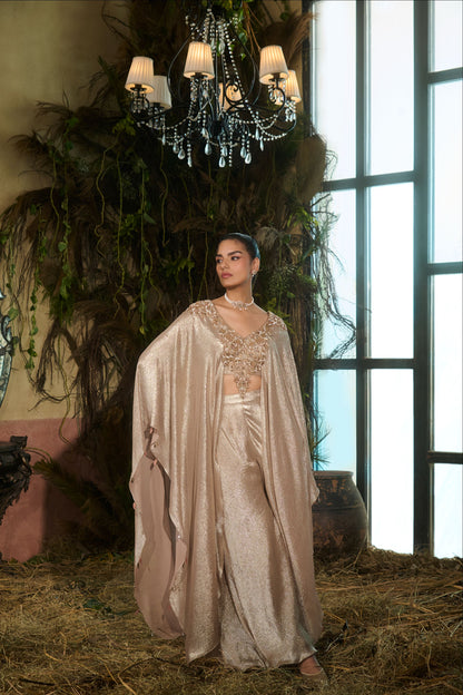 Gold miraya kaftan