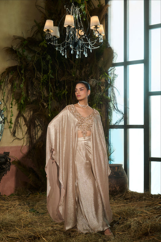 Gold miraya kaftan