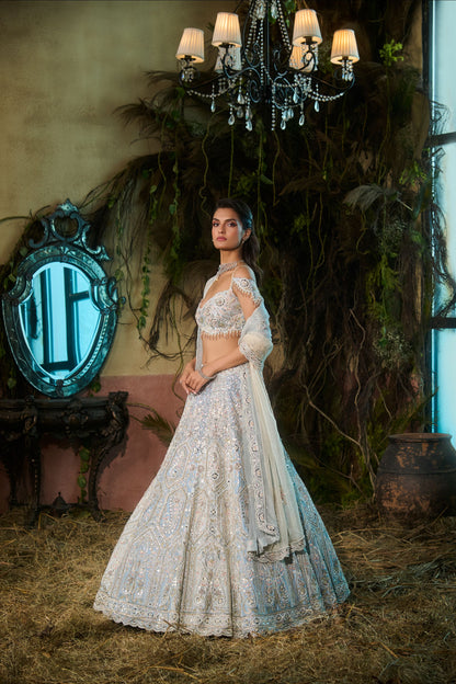 Miraya Powder blue lehenga