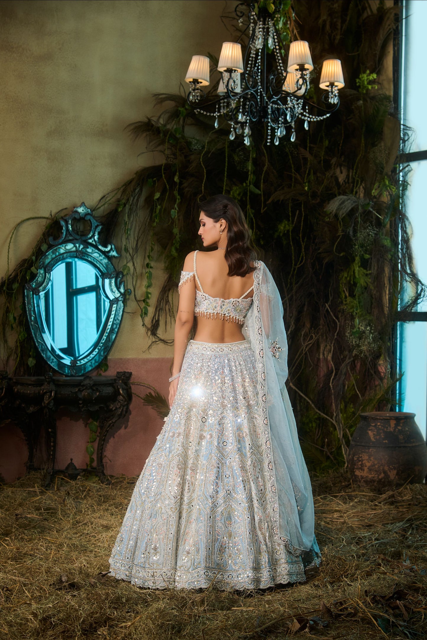 Miraya Powder blue lehenga