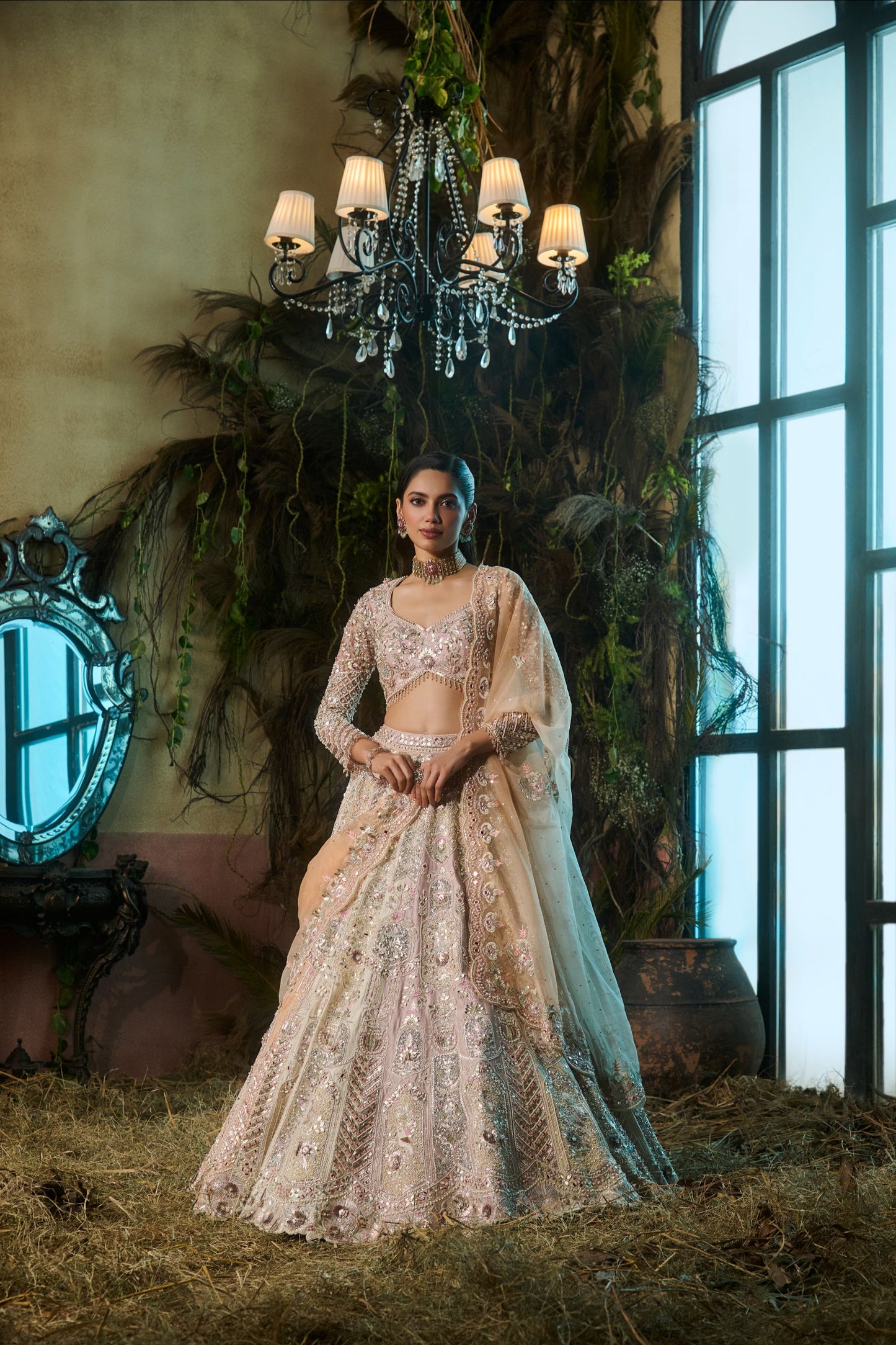 Miraya multi-colour lehenga