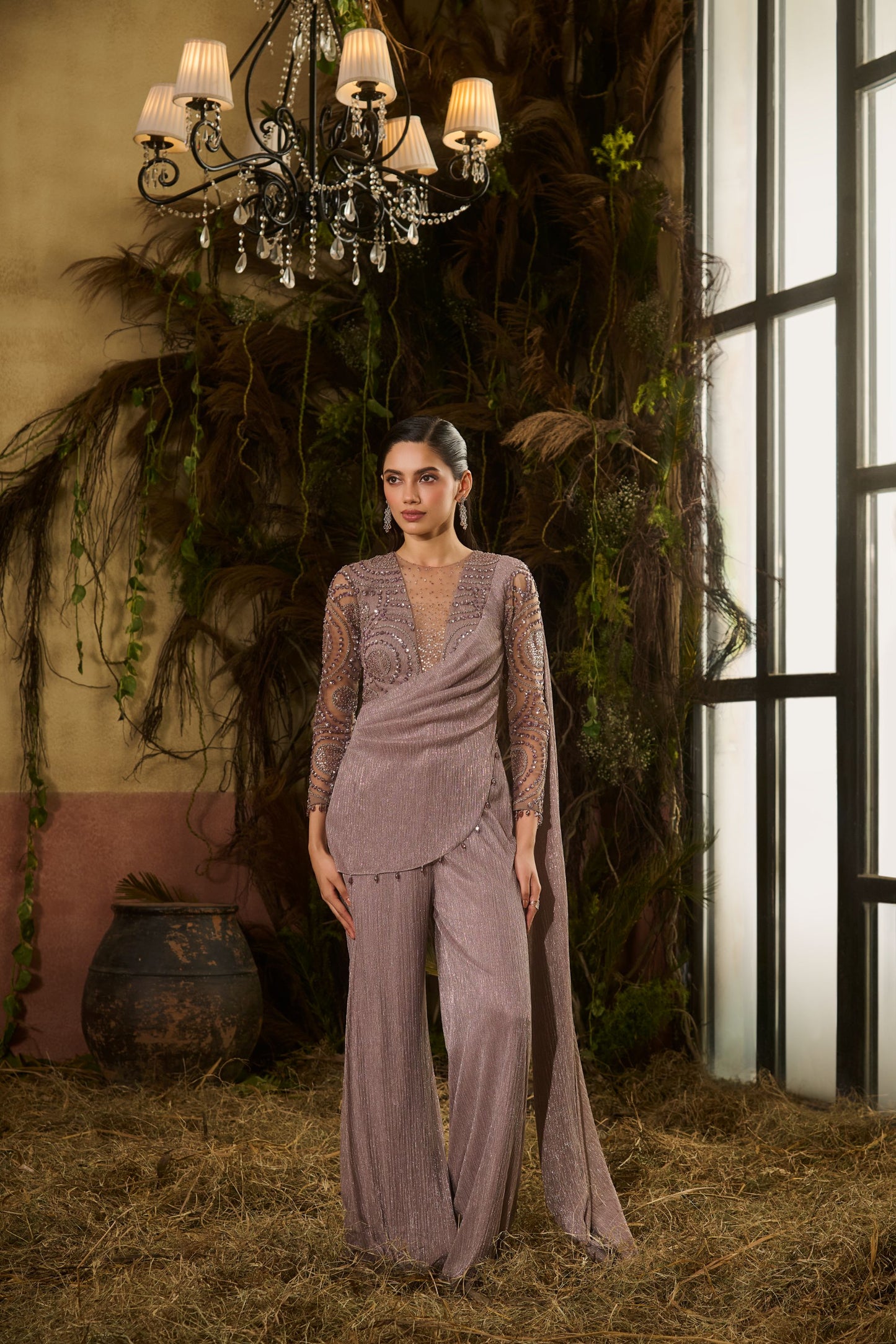 Grey moonlit jumpsuit