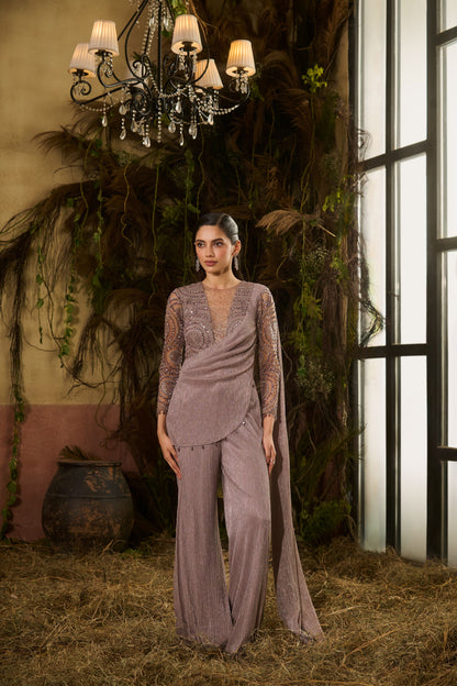 Grey moonlit jumpsuit