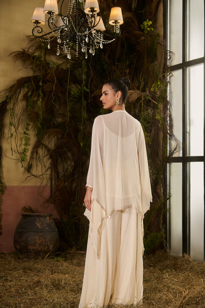 Ivory short kaftan