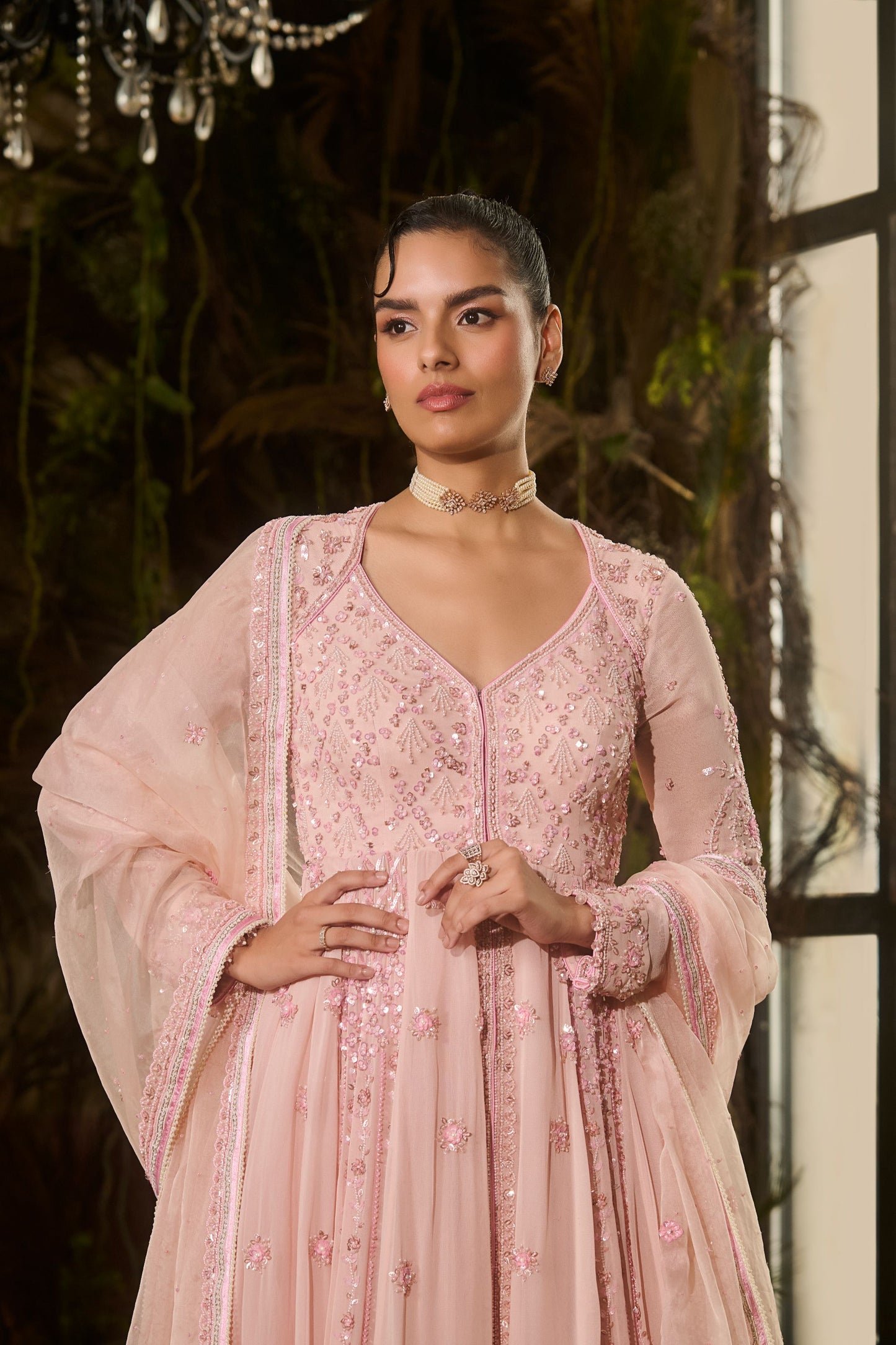 Miraya pink Anarkali