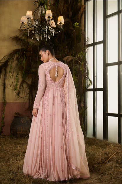 Miraya pink Anarkali