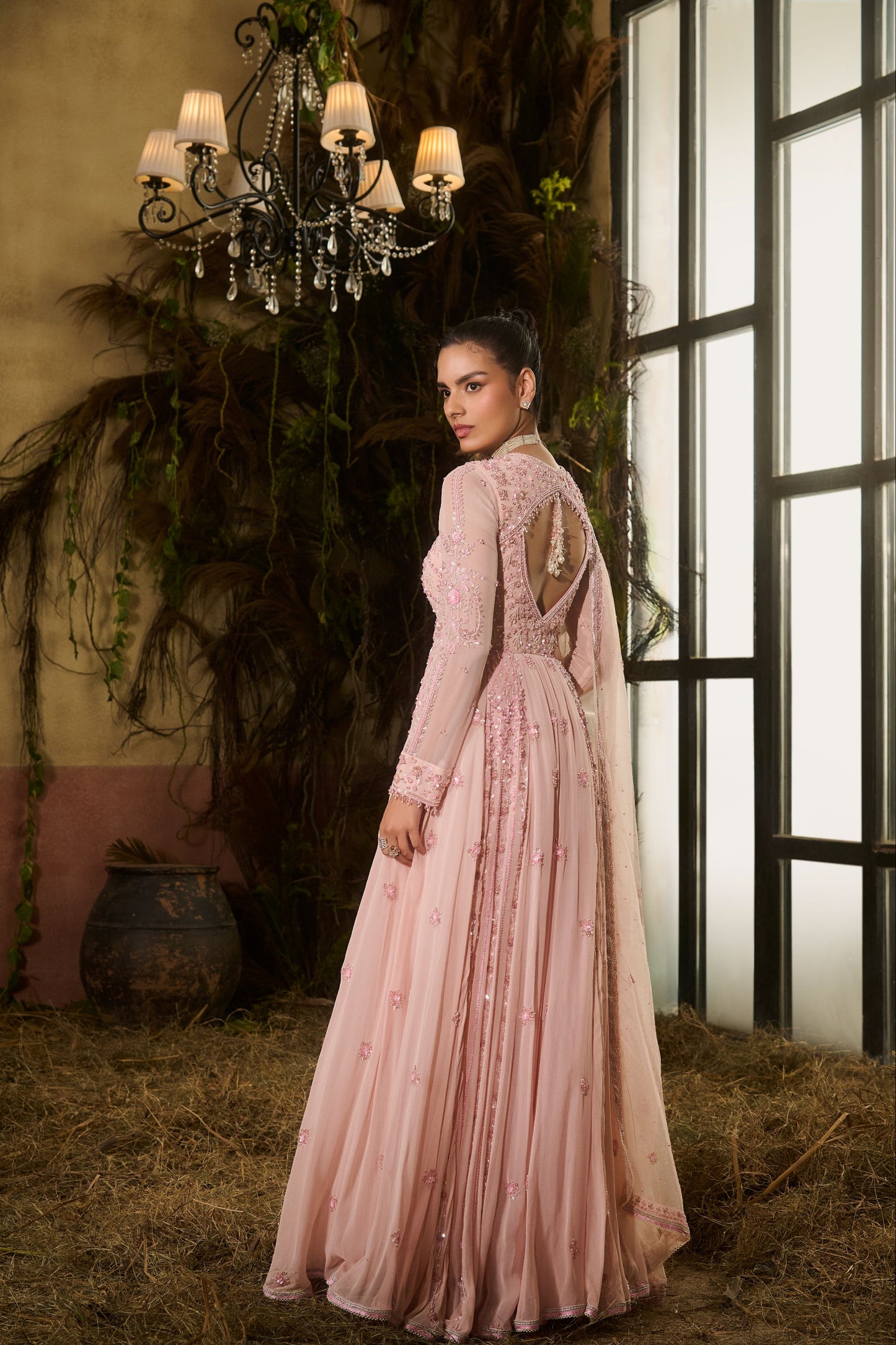 Miraya pink Anarkali